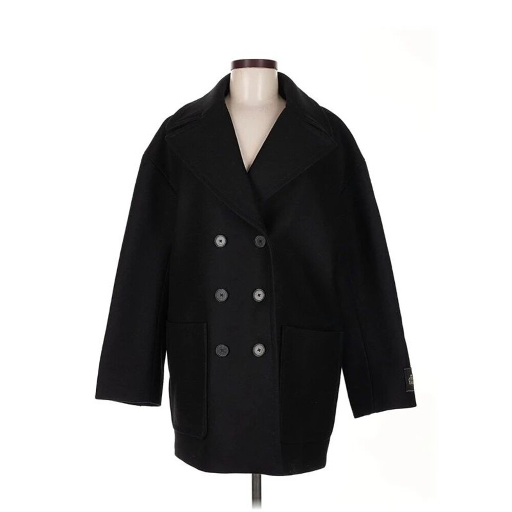 Aritzia Babaton double breasted wool coat size M like new